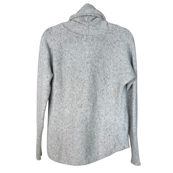 Eddie Bauer Sleepwear Soft Terry Gray Mockneck Sweater Loungewear Top Size XS - Picture 5 of 8